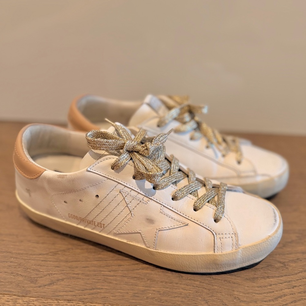 Metallic superstar Golden goose nwt! - Picture 3 of 16